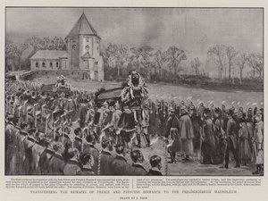Prens ve Prenses Bismarck'ın Kalıntılarının Friedrichsruh Mozolesi'ne nakledilmesi