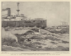 X Filosu ile, Scilly Adaları açıklarında HMS Hannibal