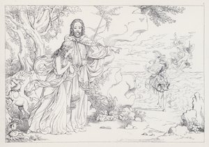 Shakespeares Fırtına, I. Perde, 2. Sahne by Joseph Noel after Paton
