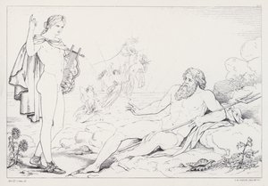 Shelleys Prometheus Bağlanmamış, 3. Perde, 2. Sahne by Joseph Noel after Paton