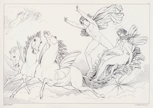Shelleys Prometheus Bağsız, 2. Perde, 5. Sahne by Joseph Noel after Paton