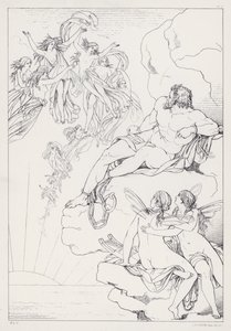 Shelleys Prometheus Bağlanmamış, I. Perde by Joseph Noel after Paton