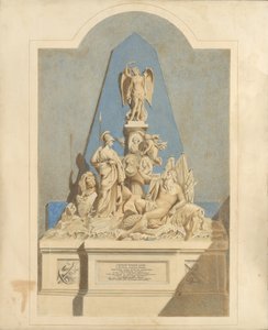 Üç Kaptan Anıtı için Tasarım, yaklaşık. 1784.