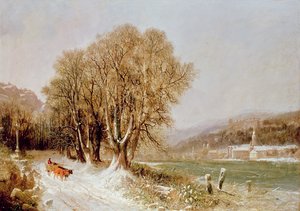 Neckar Nehri üzerinde, Heidelberg by Joseph Paul Pettit