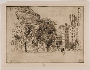 Albert Hall, Londra by Joseph Pennell