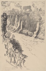 Amerikan Tivoli by Joseph Pennell