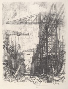 Bina Yok Edicileri, No.I, 1917. by Joseph Pennell