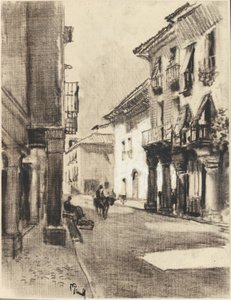 Calle Belediye Başkanı Alcala by Joseph Pennell