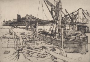 Chelsea, No. II, 1886. by Joseph Pennell