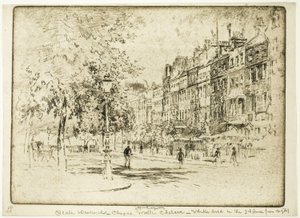 Cheyne Yürüyüşü, Chelsea by Joseph Pennell
