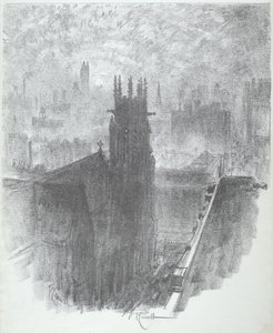 İsa Kilisesi, St.Louis by Joseph Pennell