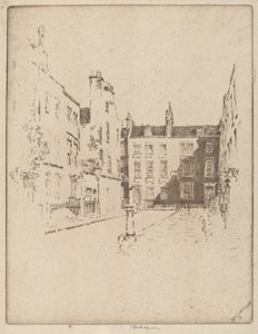 Cowley Caddesi, Westminster by Joseph Pennell