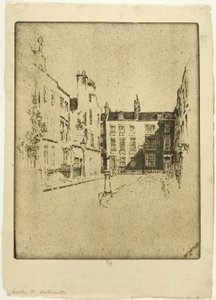 Cowley Caddesi, Westminster by Joseph Pennell