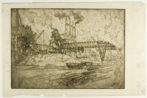 Vinçler, Bessemer by Joseph Pennell
