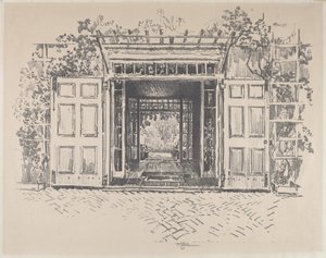 Kapı, Wyck, 1912. by Joseph Pennell