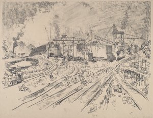 Sabah Erken, Miraflores, 1912. by Joseph Pennell