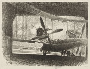 İngiliz Savaş Çalışması: Büyük Böcek by Joseph Pennell