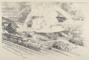 Şelale İstasyonu, Niagara by Joseph Pennell
