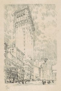 Flatiron Binası, 1904. by Joseph Pennell
