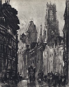 Filo Caddesi by Joseph Pennell