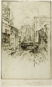 Kırk İkinci Sokak by Joseph Pennell