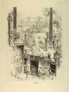 Fırınların Tepelerinden by Joseph Pennell