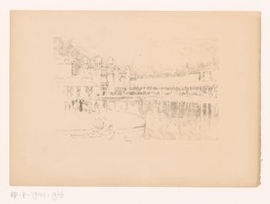 gölet görünümü by Joseph Pennell