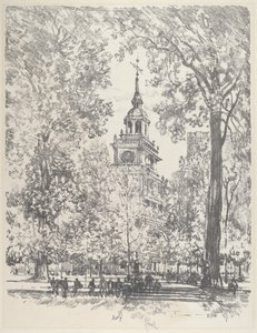 Bağımsızlık Meydanı ve Devlet Evi by Joseph Pennell
