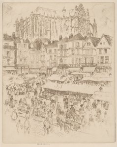 Yer, Beauvais by Joseph Pennell