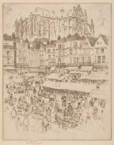 Yer, Beauvais by Joseph Pennell