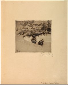 İniş Yeri, Leghorn by Joseph Pennell
