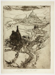 Le Puy, Üçüncü Plaka by Joseph Pennell