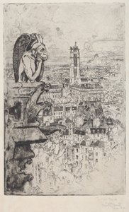 Le Stryge by Joseph Pennell