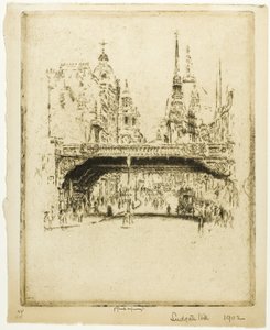 Ludgate Tepesi by Joseph Pennell