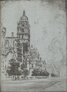 Muhteşem Kensington, 1904. by Joseph Pennell