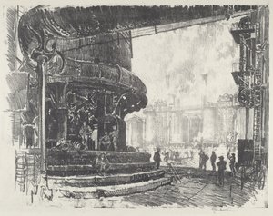 Pik Demir Yapımı, 1916. by Joseph Pennell