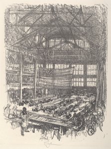 Tüfek Yapımı, 1917. by Joseph Pennell