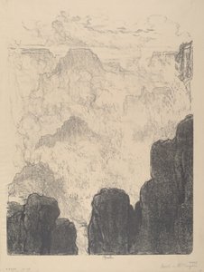 Kanyondaki Sisler, No.II by Joseph Pennell