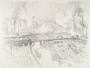 Mühimmat Kasabası, 1916. by Joseph Pennell