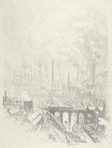 Mühimmat Şehri, No.I, 1916. by Joseph Pennell