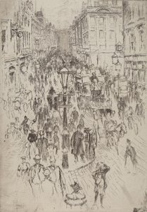 Yeni Oxford Caddesi, Londra, 1893.
