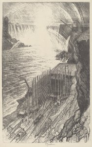 Niagara Gökkuşağı by Joseph Pennell
