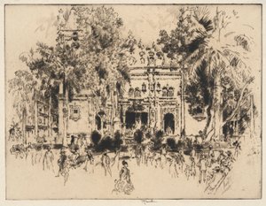 Eski Katedral by Joseph Pennell