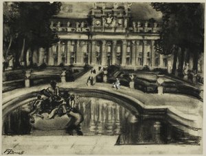 Saray La Granja by Joseph Pennell