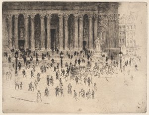 Kaldırım St. Paul by Joseph Pennell