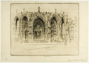 Visagara Kapısı, Madrid Kapısı, Toledo by Joseph Pennell