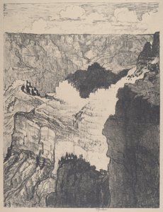 Beyaz Şehre Giden Yol, No.I, 1912. by Joseph Pennell