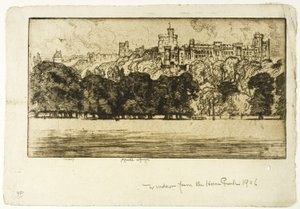 Kraliyet Windsor by Joseph Pennell