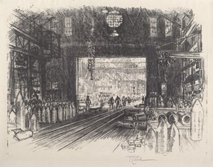 Kabuk Fabrikası, No.II by Joseph Pennell