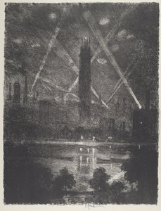atış, 1916. by Joseph Pennell